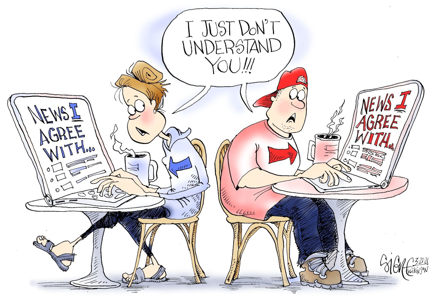 Signe Wilkinson cartoon